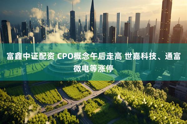 富鑫中证配资 CPO概念午后走高 世嘉科技、通富微电等涨停